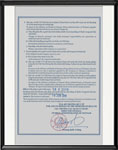 Vietnams Registration Certificate