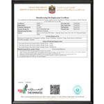 UAE GMP Certificate